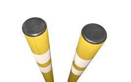 Gorilla Post Removable Safety Bollard Magnetic Base Impact Recovery Systems image 5