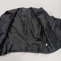 Ellen Tracy Stretch RN#54163 Womens Gray Open Front Blazer Jacket Pockets Size 8 image 10