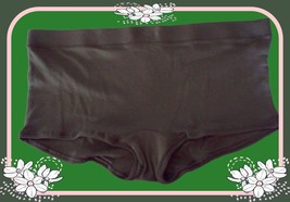 Xl Olive Green Logo Waist Cotton Low Rise Victorias Secret Boyshort Brief Panty - £8.75 GBP