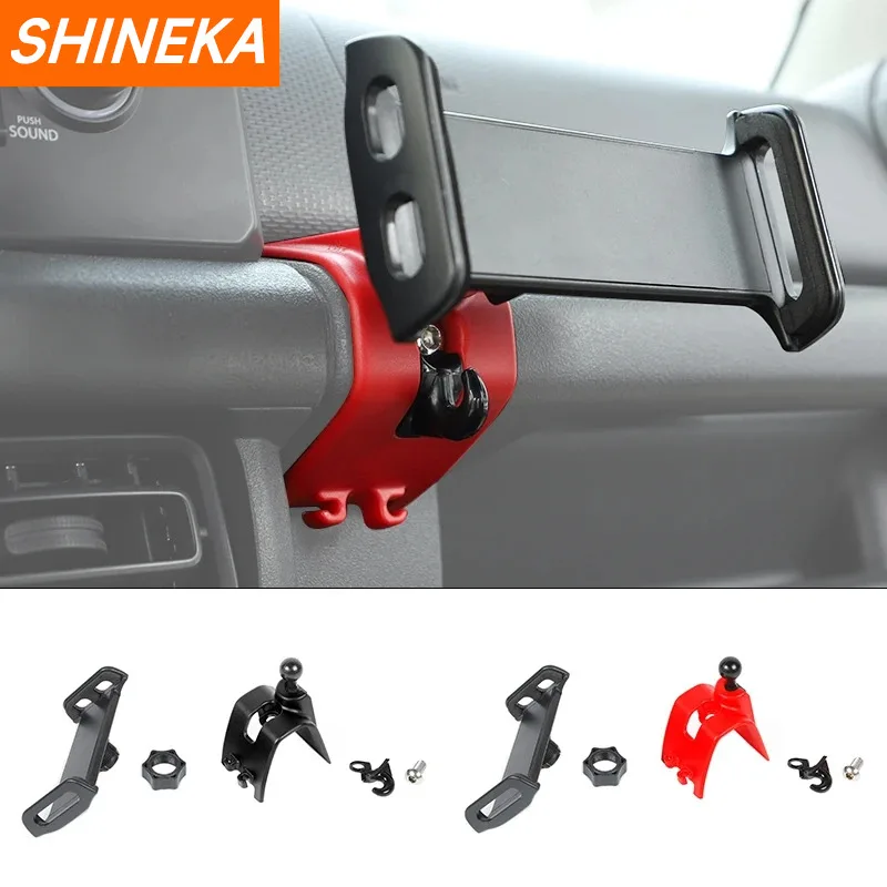 SHINEKA ABS Black Red Mobile Phone Mounting Holder Stand Tablet iPad Bra... - $31.94+
