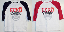 Ecko Boys Youth T-Shirts Black or Red Sizes 8-10 12-14 or 16-18 NWT - £12.54 GBP