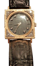 Longines Mens Tuxedo 14k gold and Diamond gold watch - $1,285.99