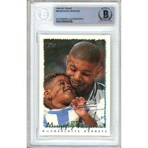 Muggsy Bogues Charlotte Hornets Signed 1994 Topps On-Card Auto Beckett BGS Slab - £63.00 GBP