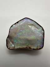 Antique Victorian 9k Opal Ohio Shaped Brooch 25mm X 22mm - $445.50