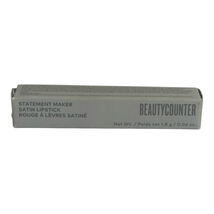 Beautycounter Energized Statement Maker Satin Lipstick Full Size New - $14.24