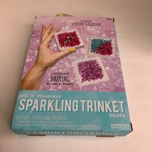 New Horizon Group Do It Yourself Sparkling Trinket Trays - $5.93
