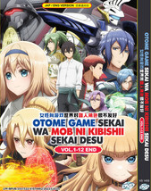 DVD Anime Otome Game Sekai Wa Mob Ni Kibishii (Volume.1-12 End) English Dubbed - £51.95 GBP