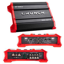 Crunch Ground Pounder 4 x 125 @ 4 Ohms 4 x 250 @ 2 Ohms 2 x 500 Watts @ ... - $120.70