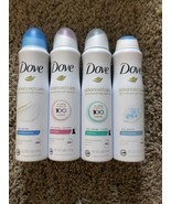 Mix Lot Of 4 Dove Antiperspirant Deodorant Dry Spray 3.8oz - $344.46 MXN