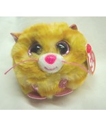 TY Puffies CUTE TABITHA THE ORANGE TABBY CAT BALL 2&quot; Plush STUFFED ANIMA... - $273.39 MXN