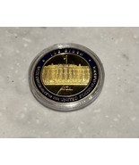 WHITE HOUSE 2 BIDEN 46th PRES CHALLENGE COINS GOLD BLUE  SIGNATURE DEMOC... - $26.55