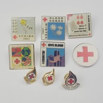 American Red Cross Blood Donation Donor Lapel Pin Lot 3 &amp; 4 Gallon Plus ... - £22.41 GBP