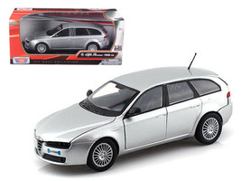 Alfa Romeo 159 SW Silver 1/24 Diecast Car Model by Motormax - £32.68 GBP