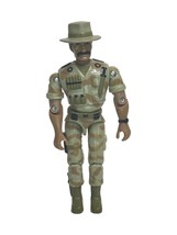 The Corps Tan Camo Croc Military Soldier 3.75&quot; Action Figure 1986 Lanard - £6.74 GBP