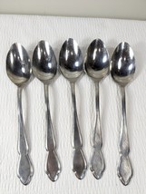 Vintage The Cellar LIVINGSTON place oval soup spoon SET 5 Stainless steel - $18.00