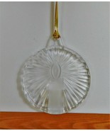 Mikasa Noel Christmas ornament clear &amp; frosted glass candle holiday QQ19... - $279.84 MXN