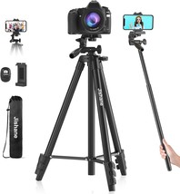 This Lightweight Portable Tripod Stand Is Compatible With Iphone, Nikon,... - $31.97