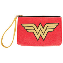 Wonder Woman Symbol and Stars Purse Wallet Wristlet Multi-Color - £16.74 GBP