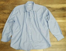 Red House Dress Shirt XXL Cotton Button Up Stripped Long Sleeve Blue &amp; W... - £18.68 GBP