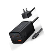 USB C Charger, Baseus 65W PD GaN3 Fast Wall Charger Block, + - $183.03