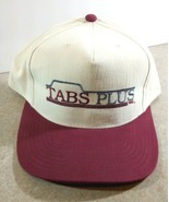 TABS PLUS Trucker Hat Cap Adjustable Snapback Cream/Maroon Two-Tone - $15.19