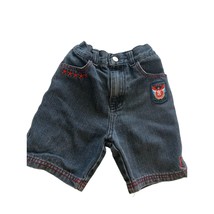 Coogi Boys Infant Baby Size 24 months Jean Denim Shorts Logo Pocket Vint... - $19.79