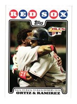 2008 Topps #99 David Ortiz/Manny Ramirez SN2008 Boston Red Sox - £3.34 GBP