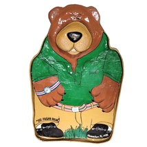 Big Bear Serving Tray Preppy Boy Party Tray Lacoste Style Bear Dad Daddy Bear - £39.69 GBP