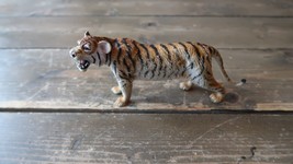 AAA Large 7.25&quot; Tiger Wild Animal Toy Model Figurine VINTAGE PVC - £11.79 GBP