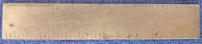 DB & S early steel machinists ruler Providence RI Item image 3