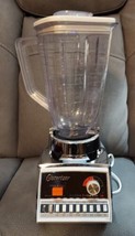 Vintage OSTERIZER Galaxie Dual Cycle PULSE-MATIC 16 Blender MCM Chrome 1... - £35.19 GBP