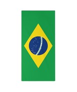 Mondxflaur Brazil Flag Hand Towels for Bathroom Hair Absorbent 14x29 Inch - $18.11 CAD