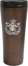 *Starbucks 2019 Pike Place Stainless Steel Tumbler Brown NEW WITH TAG - £30.59 GBP