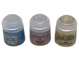 Citadel Colour DRY Imrik Blue Tyrant Skull Lucius Lilac Lot 3 NEW - £16.73 GBP