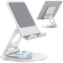 OMOTON Tablet Stand for iPad, Swivel Tablet Stand with 360 Rotating Base... - £36.16 GBP