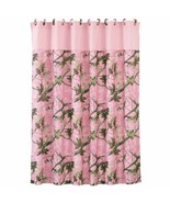 Chic Pink Camo Bathroom Curtain - $83.52