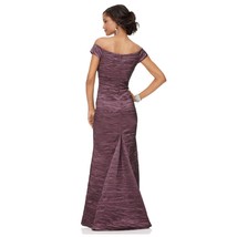 Alex Evenings Sz 4 Mermaid Gown Off The Shoulder Beaded Pleated Taffeta ... - £49.83 GBP