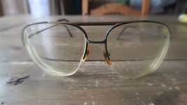 Vintage Aviator Eyeglasses by VENETO 58/18-145 grey Italian Made - £31.64 GBP