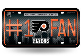 Philadelphia Flyers #1 Fan Logo Nhl Hockey Usa Made License Plate - £23.97 GBP