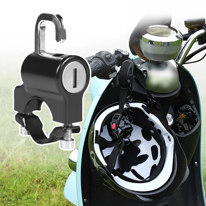 Universal Anti-theft Helmet Lock for Electric Motorbikes and Bicycles - $13.00