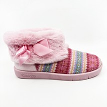 Skechers Sleepy Slides Cozy Dreaming Pink Girls Size 4 Ankle Boots - £31.92 GBP