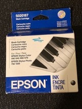 Epson SO20187 Black Ink Cartridge Stylus 400 500 600 Photo Exp 2006 - £4.26 GBP