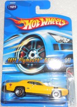 2005 Hot Wheels Muscle Mania #1 of 5 &quot;1971 Plymouth GTX&quot; In Unoppened Package - £2.37 GBP