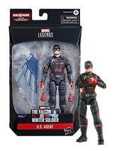 Marvel Legends Series U.S. Agent 6&quot; Figure with Falcon BAF Piece NIB - £11.47 GBP