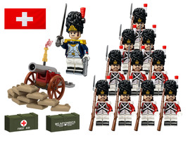 Swiss Grenadiers Army Set Custom Napoleon&#39;s Battles Scenarios Minifigures - £17.49 GBP