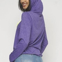 Purple Long Sleeve Hooded Top Sweater Lightweight - £11.78 GBP
