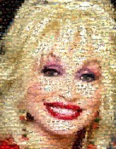 Amazing Dolly Parton horses/flowers/butterflies Montage - £9.19 GBP