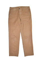 Billy Reid Jack Khaki Pants Mens 32 Brown Cotton Twill Made in USA Strai... - £29.47 GBP