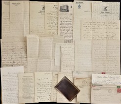 LOT 1915-33 antique 21pc JOHN G DAVIS Family Letters lansdowne phoenixvi... - £97.34 GBP