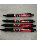 TRUMP SAVE AMERICA PEN (4) RED PRESIDENT REPUBLICAN MAGA GOP BLACK INK N... - $304.11 MXN